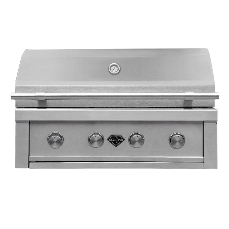 DIAMOND SERIES GRILL - Built In - Commercial Grade 304 Stainless Steel