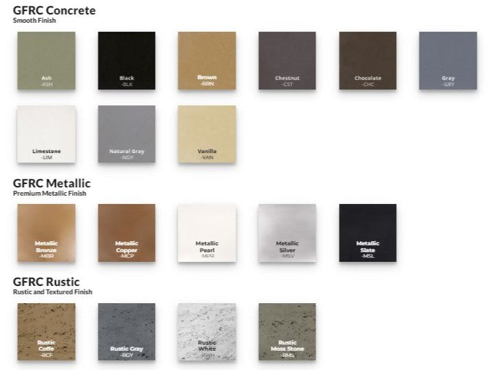 MAYA - Planter & Water Bowl - GFRC Concrete