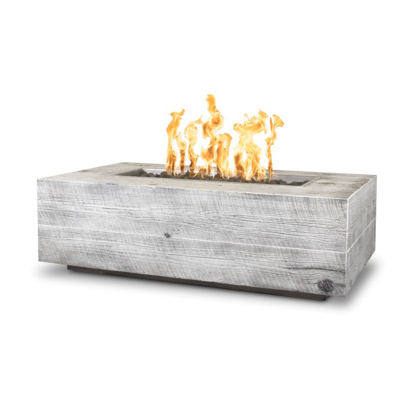 CORONADO Fire Pit - IVORY Wood Grain GFRC Concrete