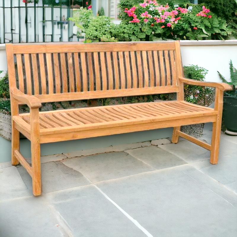 DEL AMO - 3 Seater Bench