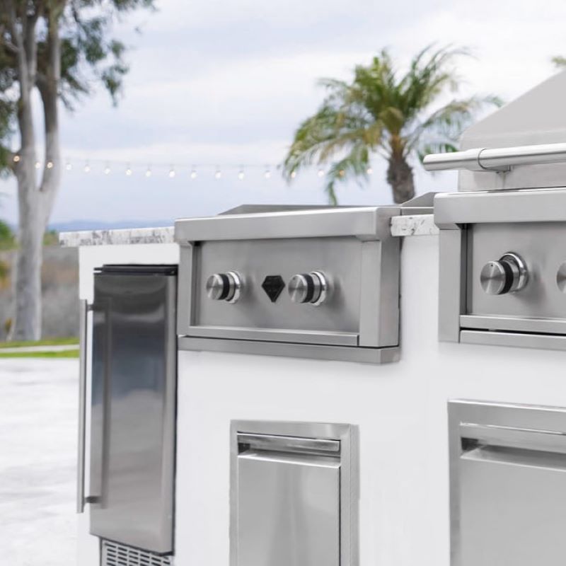 GRIDDLE - Built-In - Commercial Grade 304 Stainless Steel