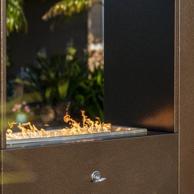 THE WILLIAMS FIREPLACE - Stainless Steel