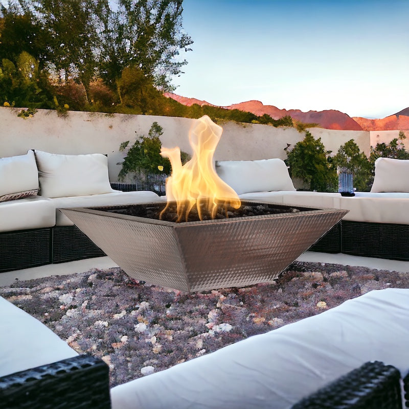 MAYA - Fire Bowl - Hammered Copper