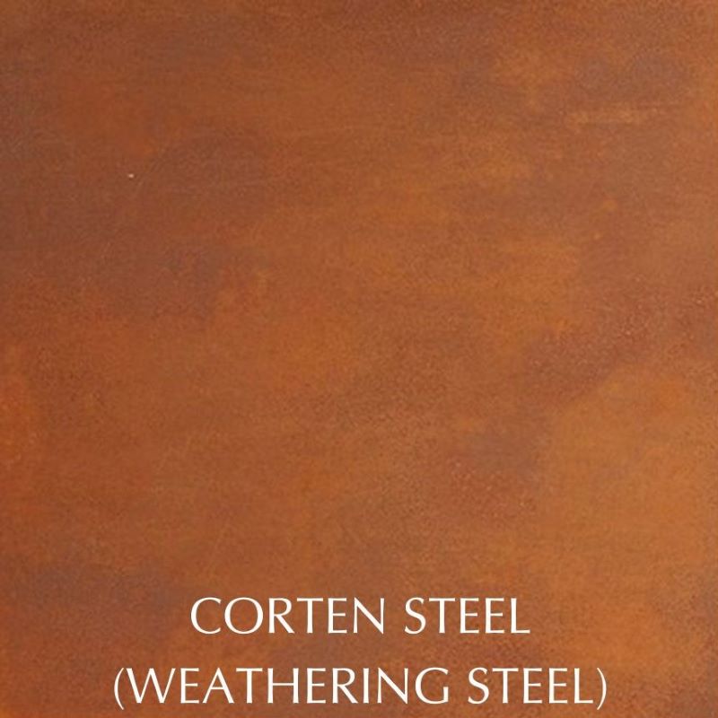 CABO - Square Fire Pit - Metal Collection - Natural Gas