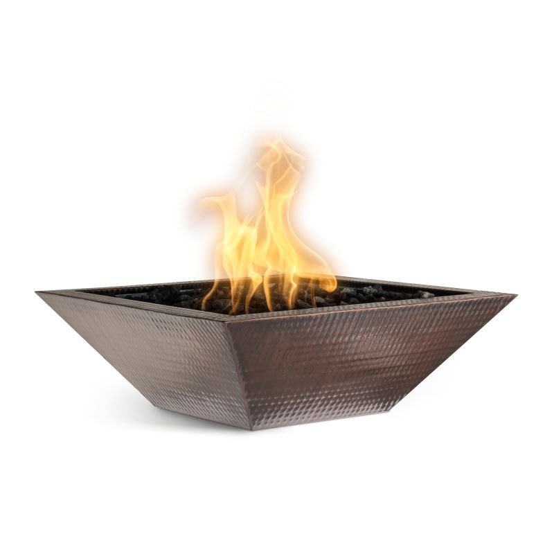 MAYA - Fire Bowl - Hammered Copper