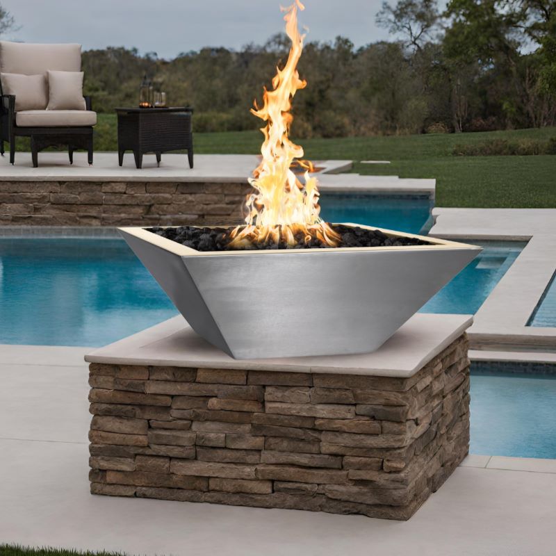 MAYA - Fire Bowl - Stainless Steel
