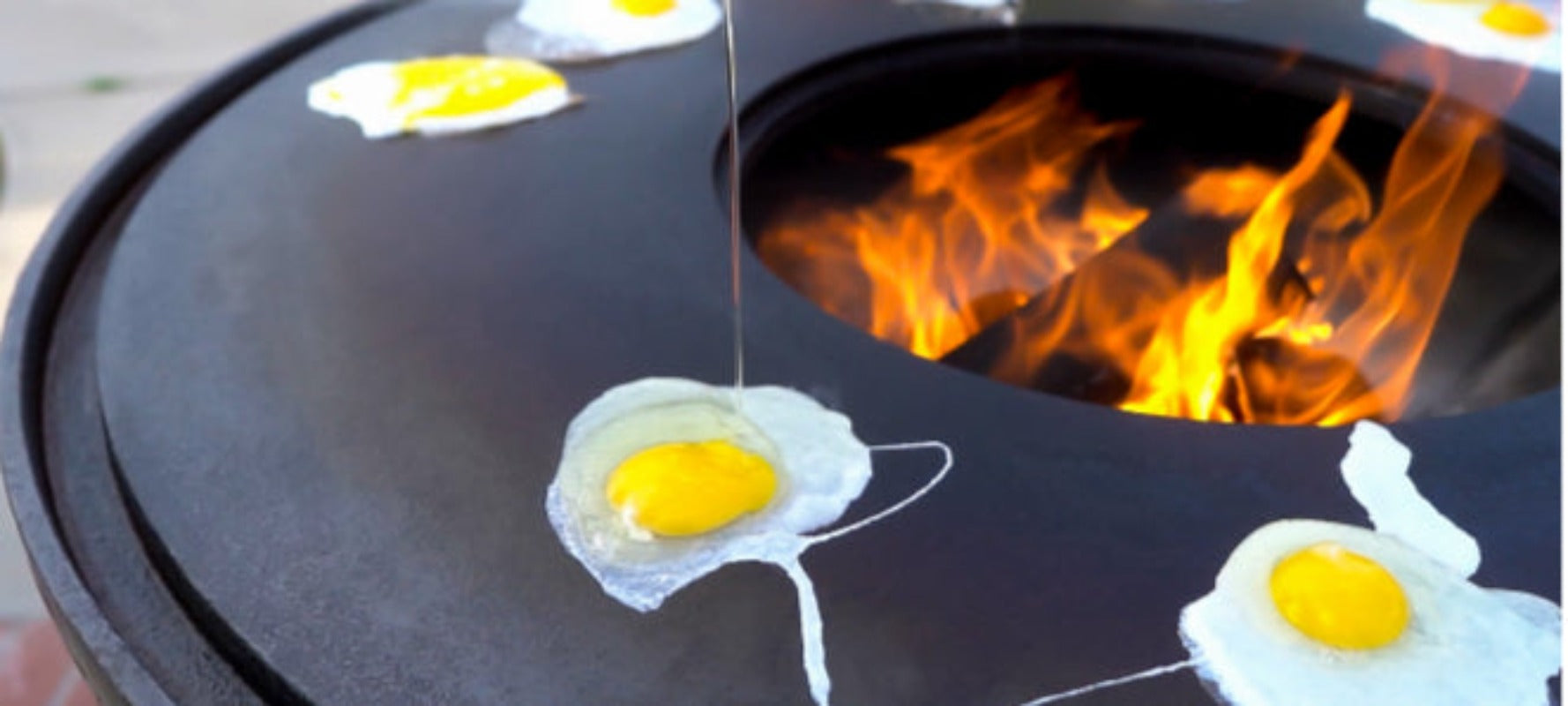 MOJAVE Wood Burning Cast-Iron Grill - Metal Collection