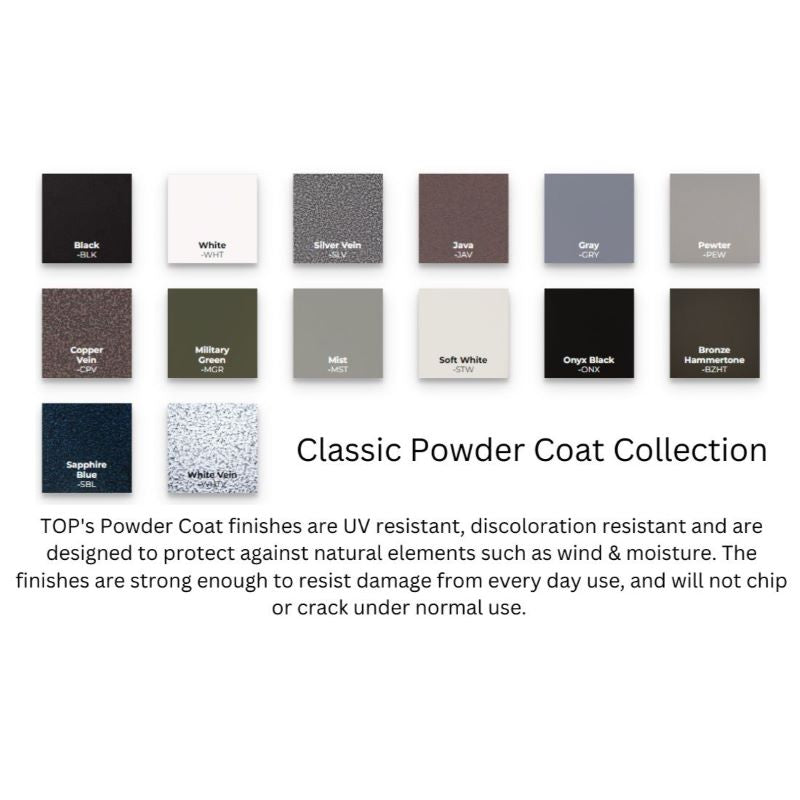 PARADISE FALL - LED Water Curtain - Metal Powder Coat