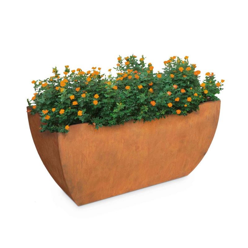 TUCSON - Rectangular Planter - Corten Steel