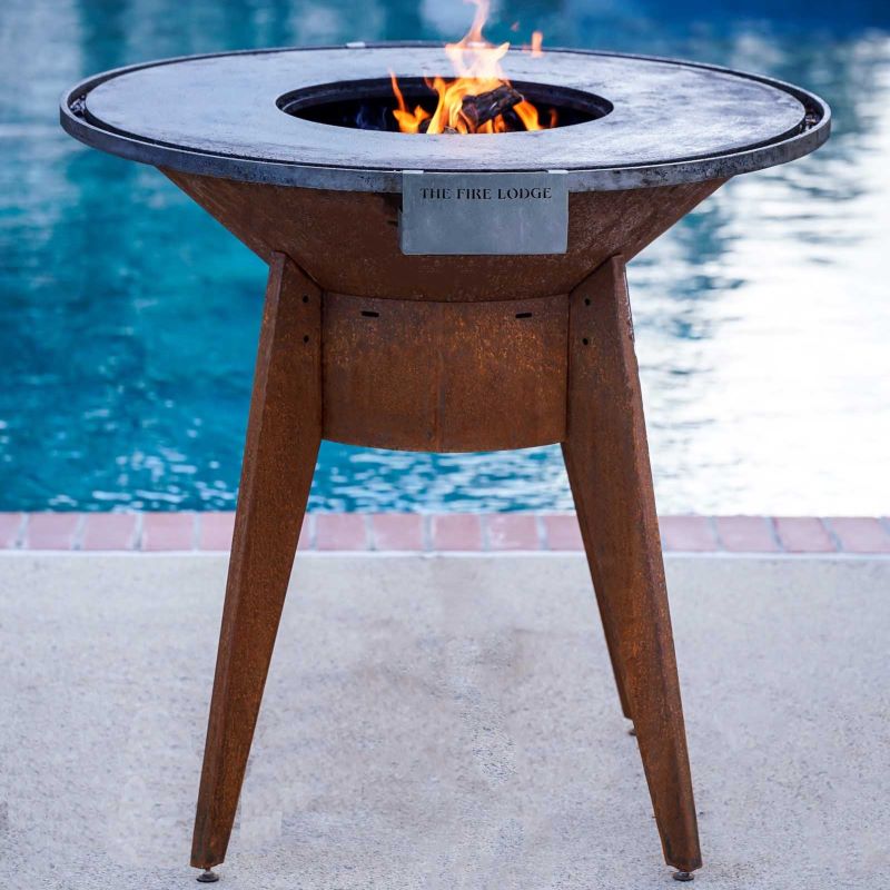 MOJAVE Wood Burning Cast-Iron Grill - Metal Collection