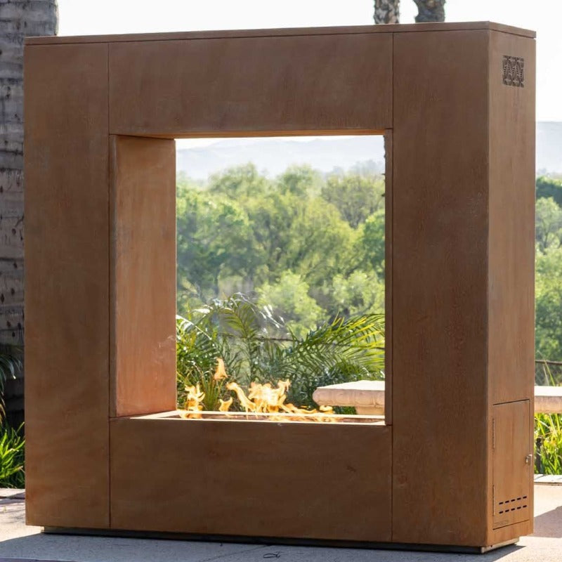 THE WILLIAMS FIREPLACE - Corten Steel