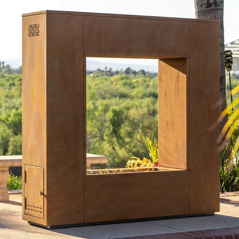 THE WILLIAMS FIREPLACE - Corten Steel