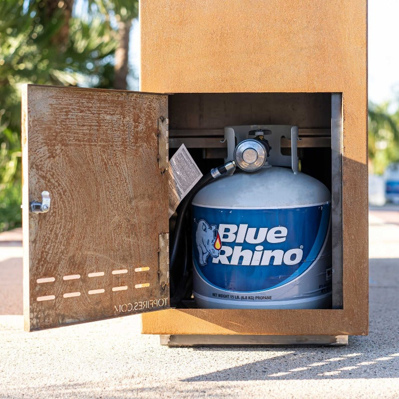 THE WILLIAMS FIREPLACE - Corten Steel